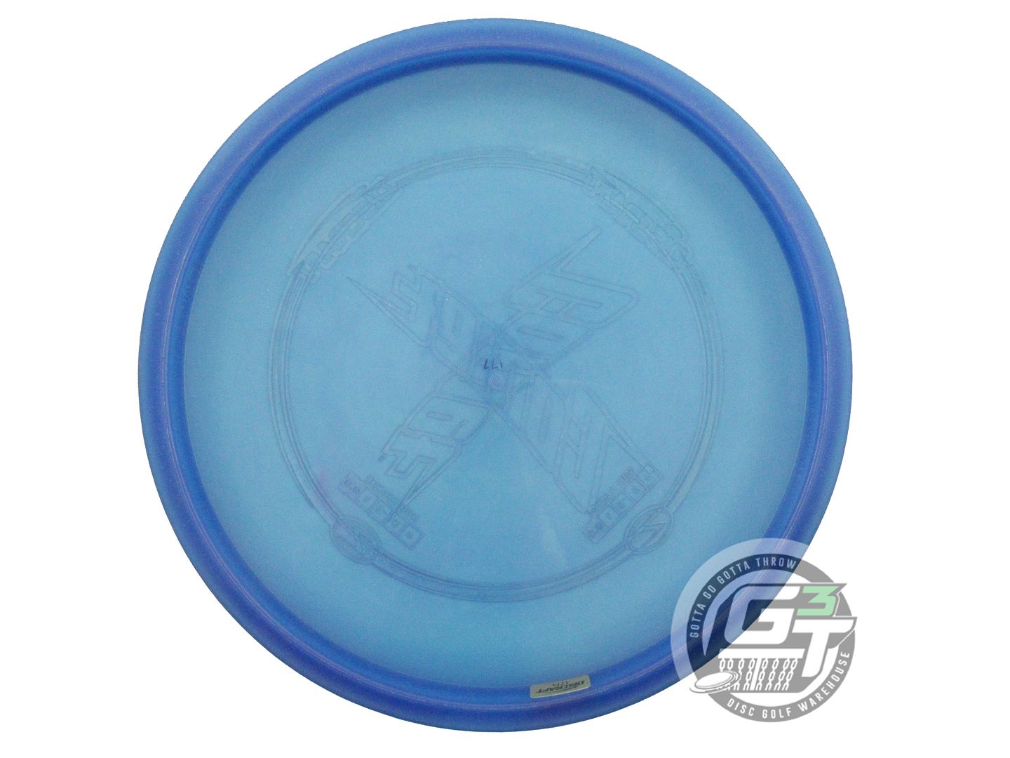 NOS Discraft X-OUT Z Comet 177g Blue Midrange Golf Disc