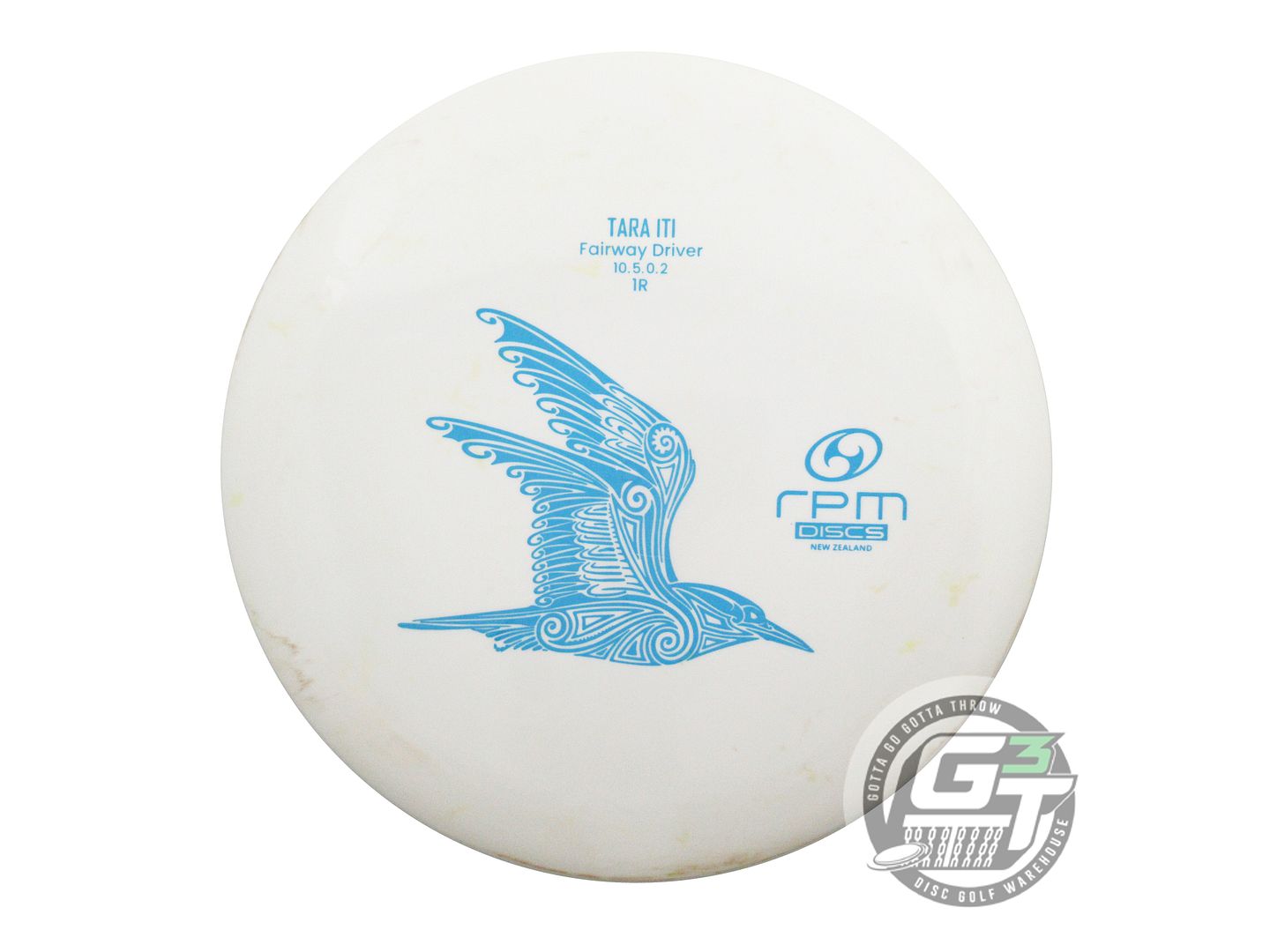USED RPM Discs Atomic Tara Iti 175g White Blue Stamp Distance Driver Golf Disc