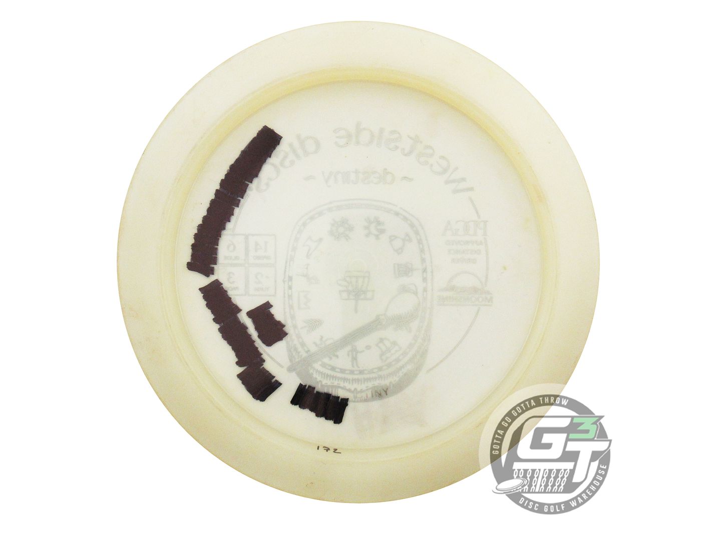 USED Westside Discs VIP Moonshine Destiny 172g Silver Foil Distance Driver Disc
