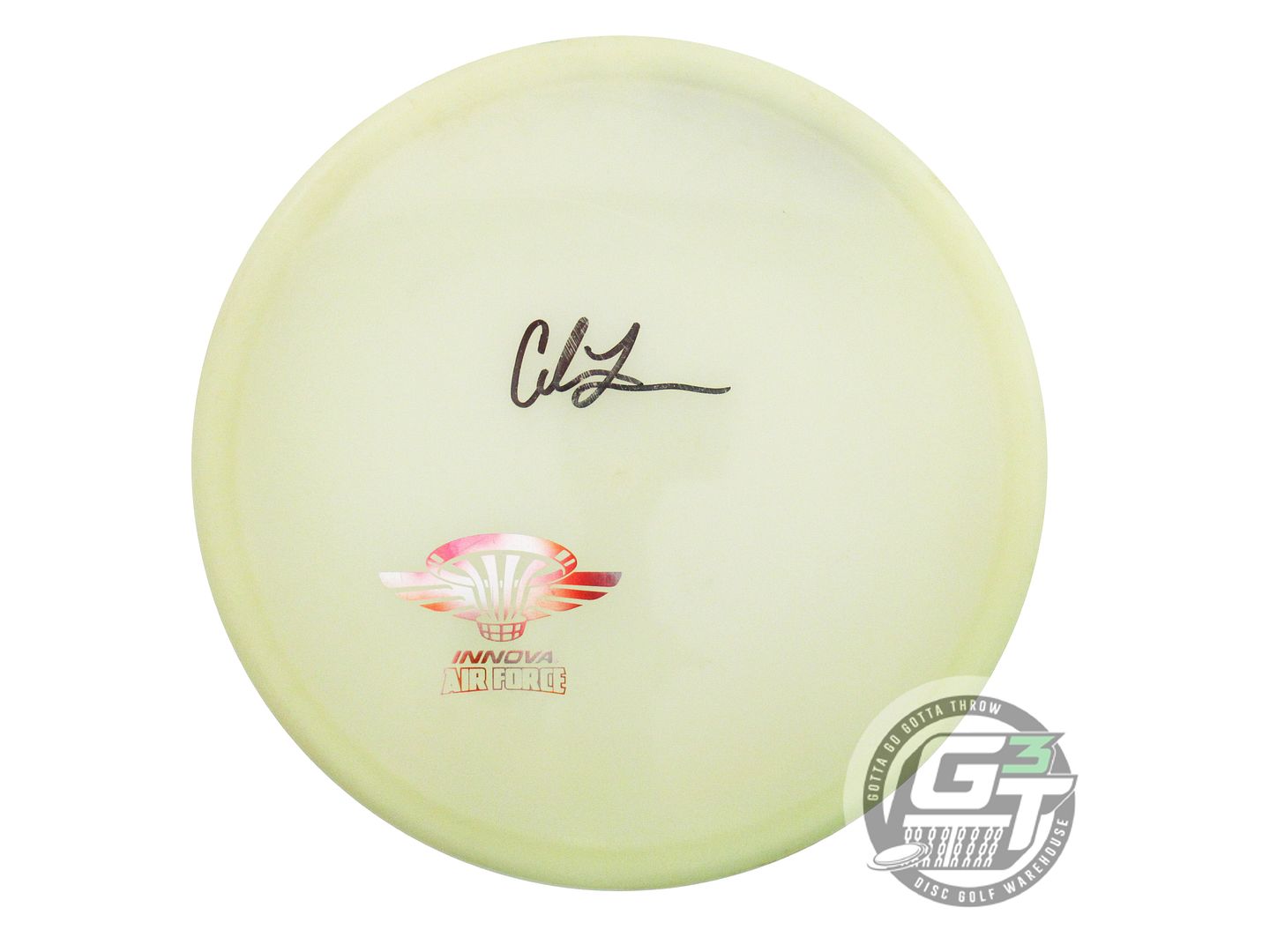 USED Innova Champion Glow Toro 175g Cloud Foil AIR FORCE Midrange Golf Disc