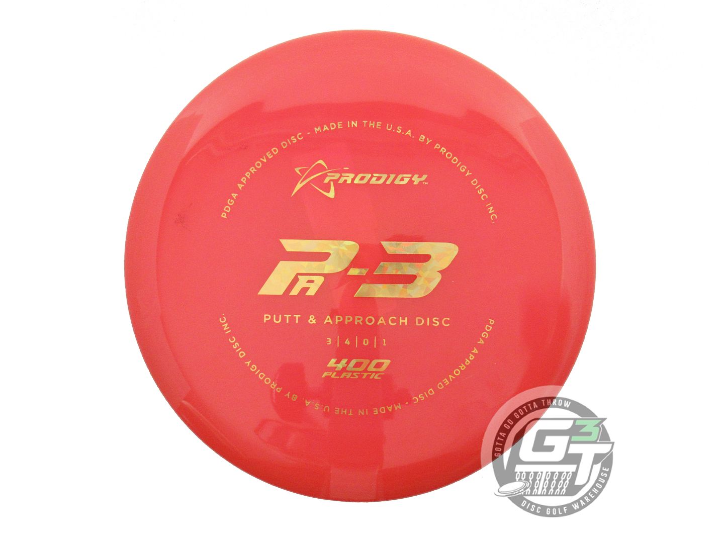 Prodigy 400 Series PA3 Putter Golf Disc (Individually Listed)