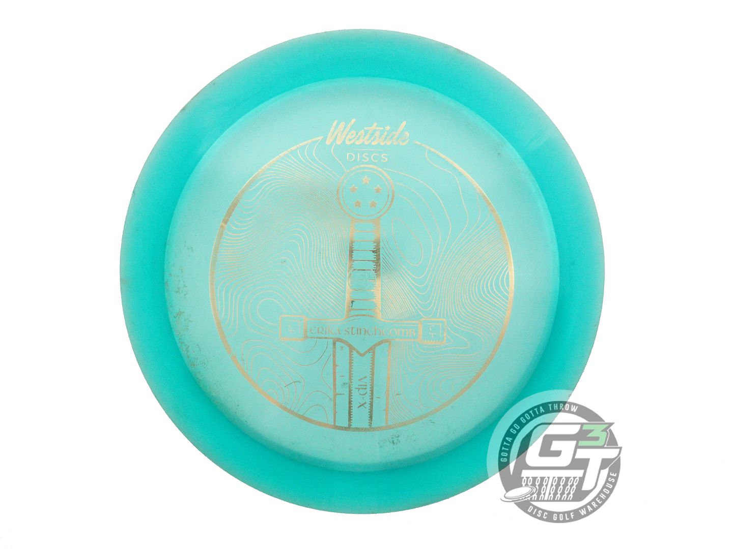 USED Westside Discs [STINCHCOMB] VIP-X Sword 176g Teal Distance Driver Disc