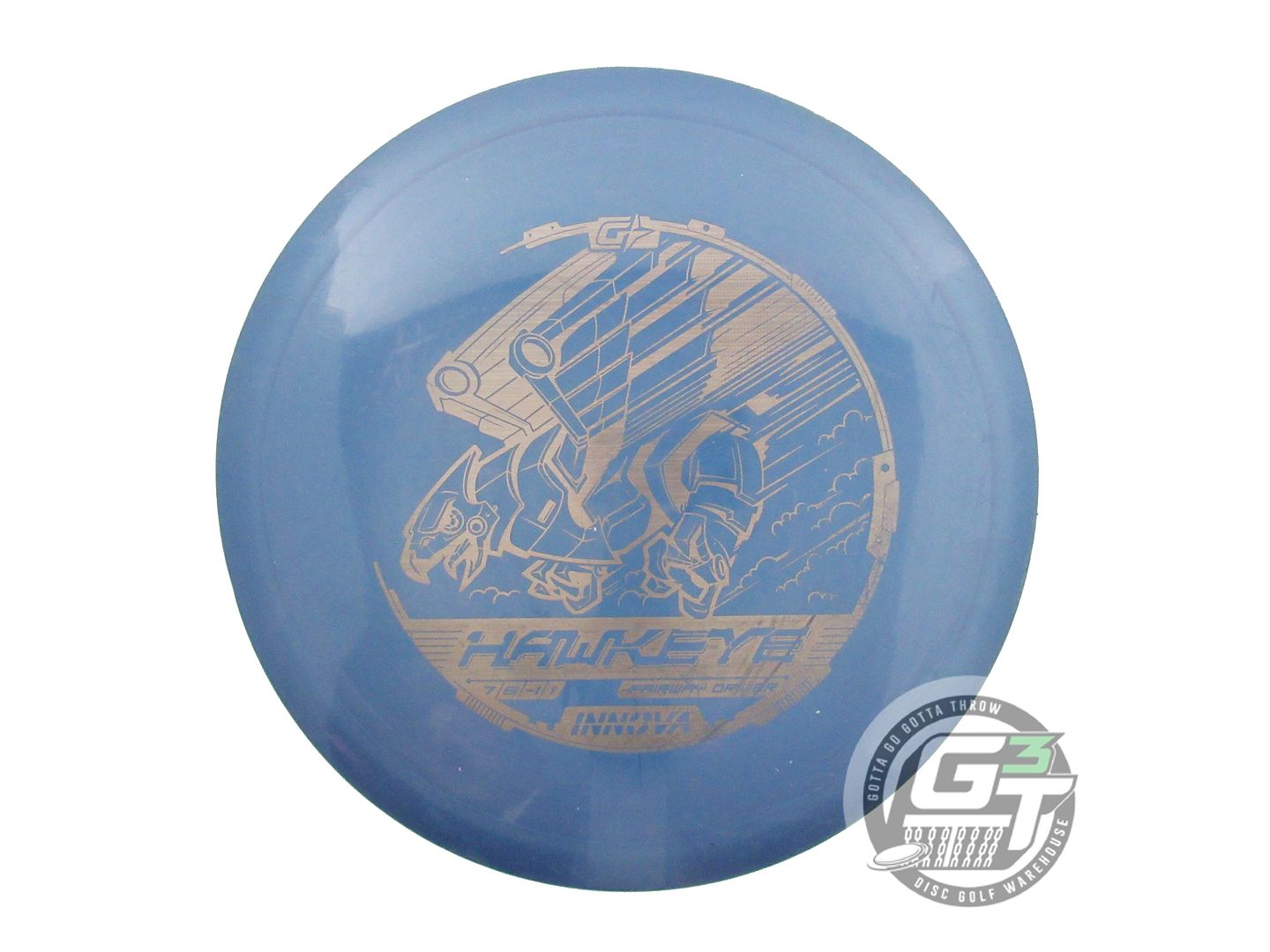 USED Innova GStar Hawkeye 171g Blue Gray Laser Foil Fairway Driver Golf Disc