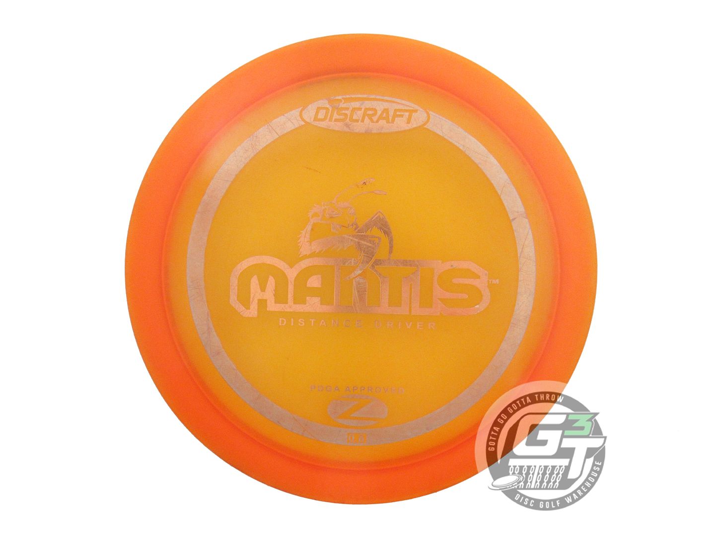USED Discraft Z Mantis 175g Orange Copper Foil Fairway Driver Golf Disc