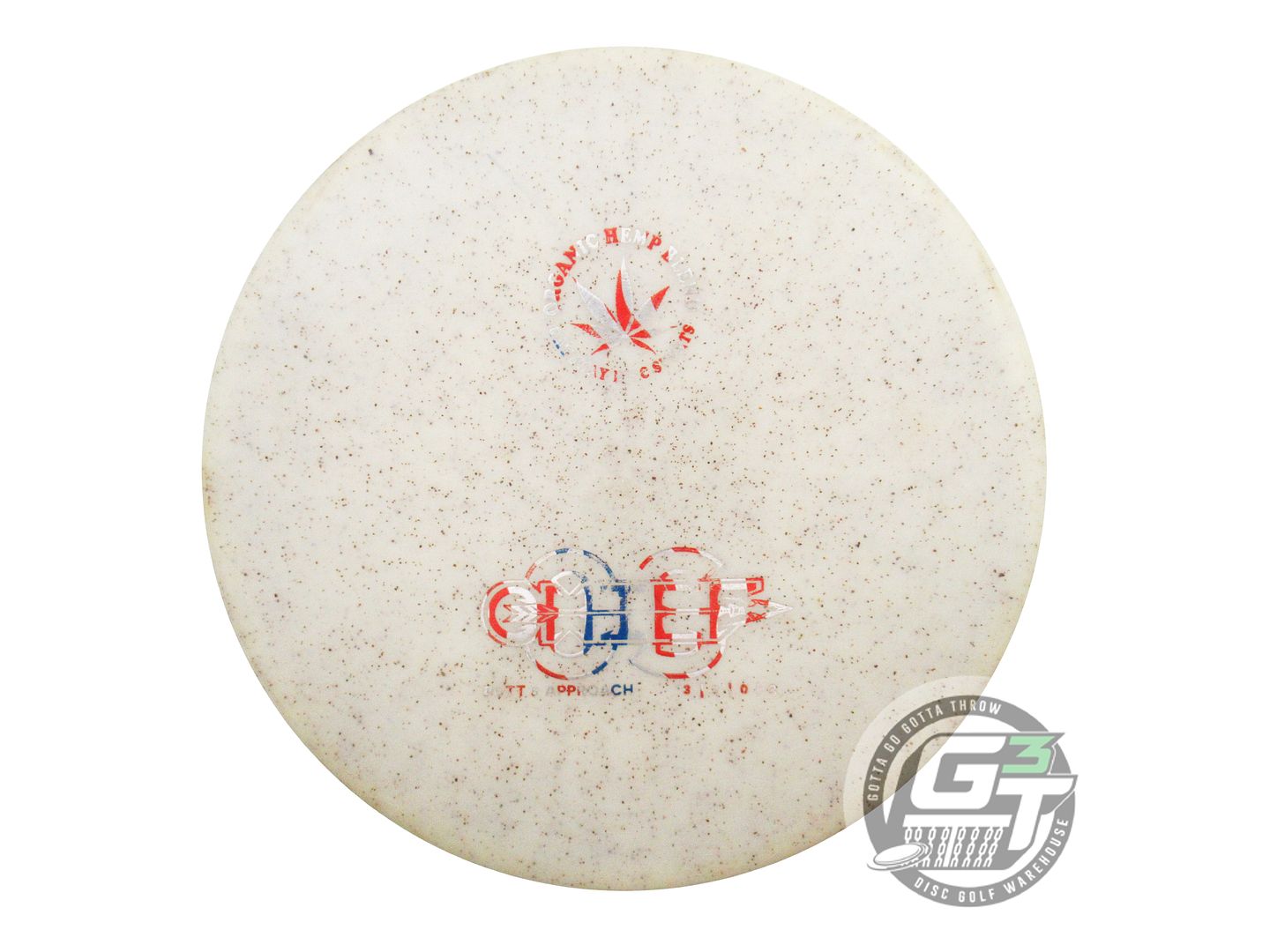 USED Gateway Diamond Hemp Chief OS 175g Ivory Flag Foil Putter Golf Disc