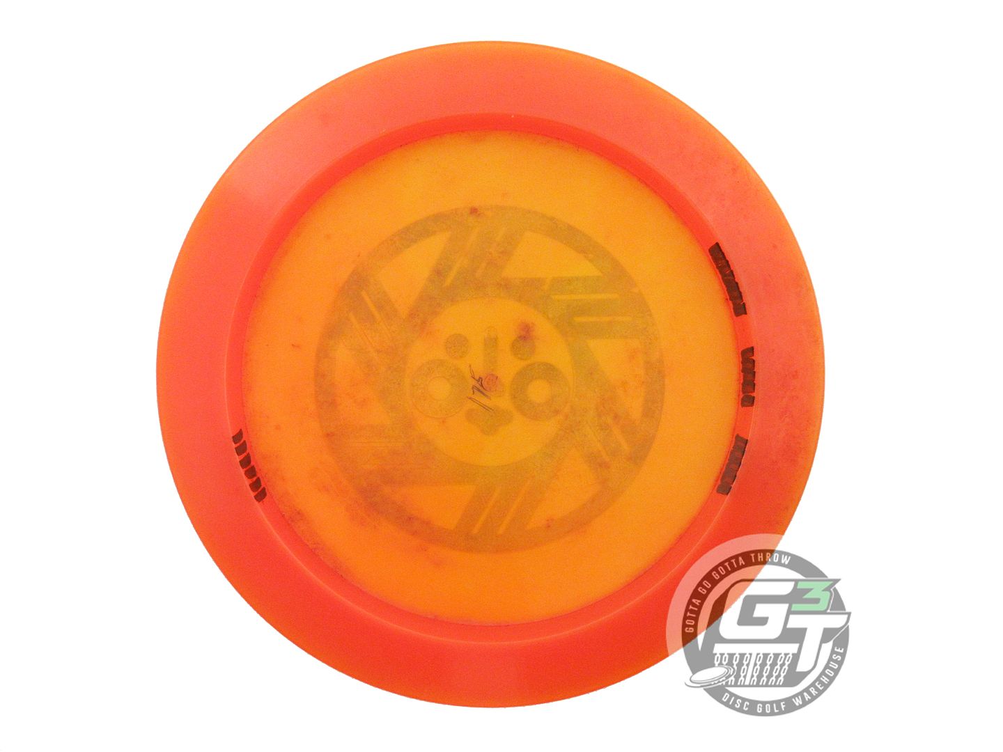 USED Discraft X-OUT Z Nuke 175g Orange Distance Driver Golf Disc