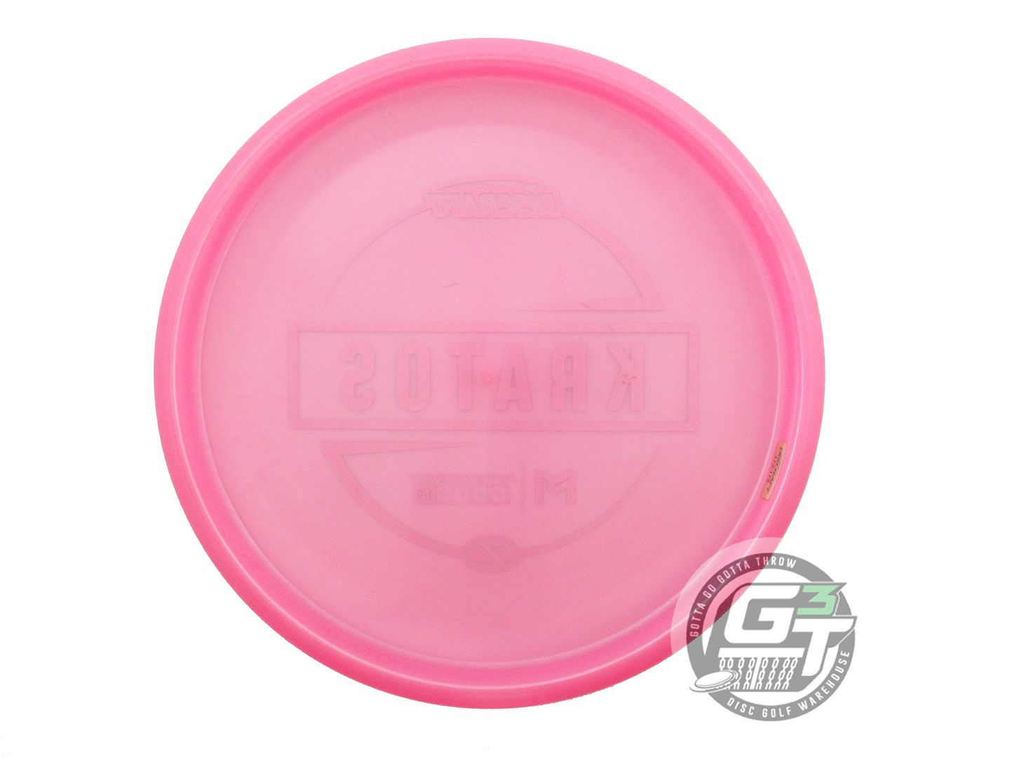 USED Discraft [McBETH] Z Kratos 176g Pink Square Holo Foil Putter Golf Disc