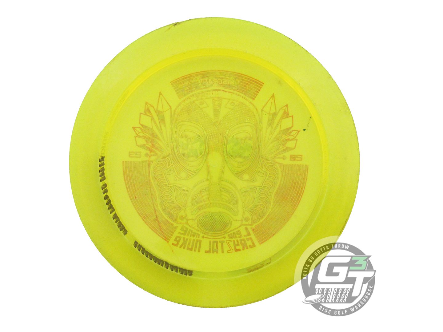 USED Discraft [LEDGESTONE] CryZtal Nuke 177g Yellow Magenta Shatter Driver Disc
