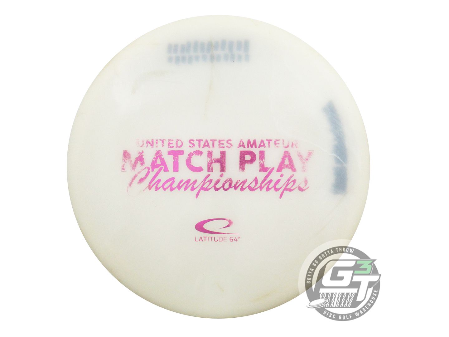 USED Latitude 64 Opto SPZ2 Pirate 177g White Pink Foil Midrange Golf Disc