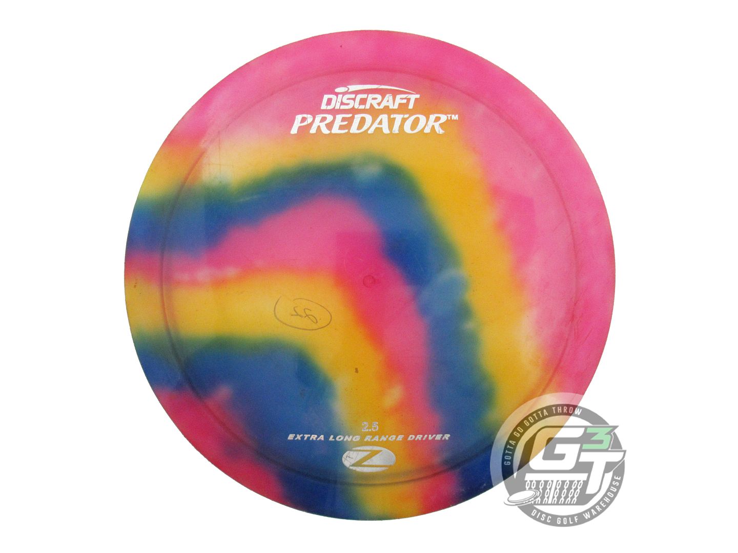 USED Discraft FlyDye Z Predator 170g Zig Zag Fairway Driver Golf Disc