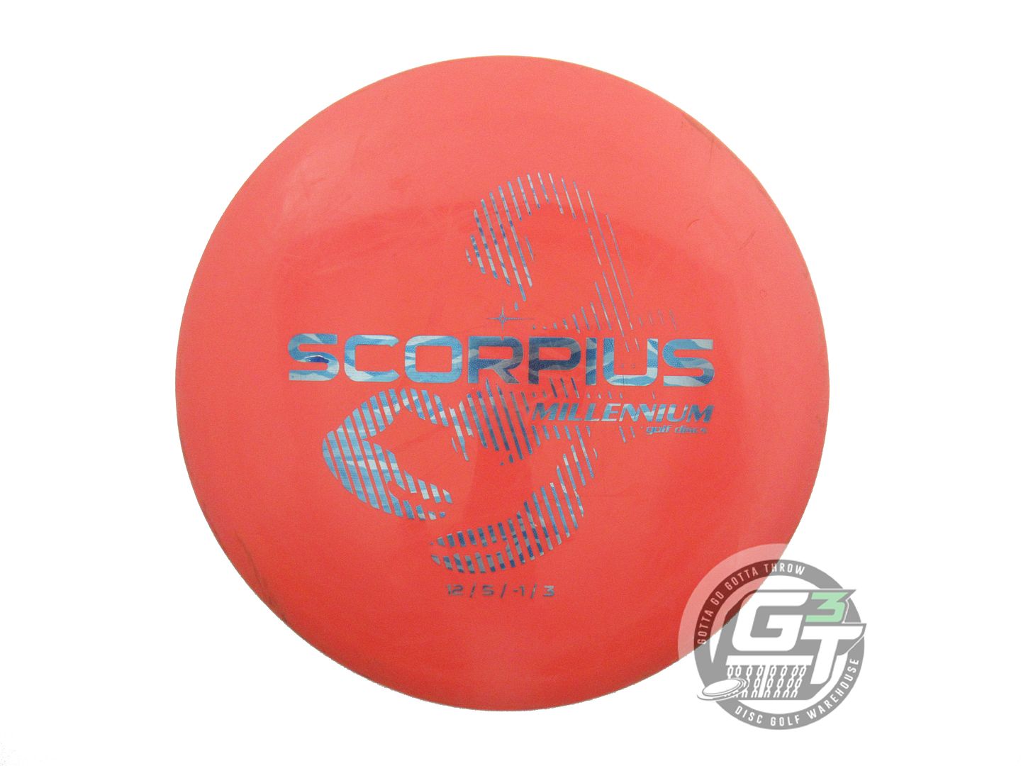 USED Millennium Standard Scorpius 177g Red Blue Camo Foil Distance Driver Disc