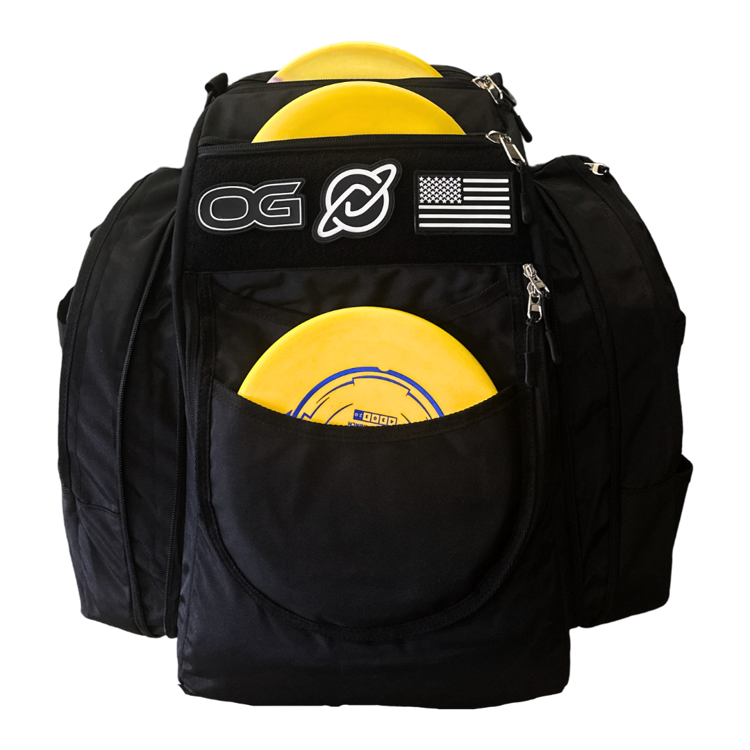 Discology Disc Golf OG V3 Disc Golf Bag - Jet Black