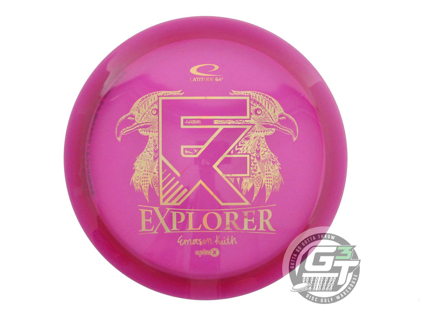 USED Latitude 64 [KEITH] Opto-X Explorer 173g Purple Distance Driver Golf Disc