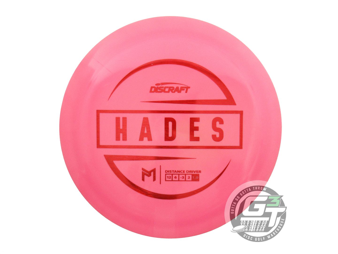 USED Discraft [McBETH] ESP Hades 175g Pink Red Holo Foil Driver Golf Disc