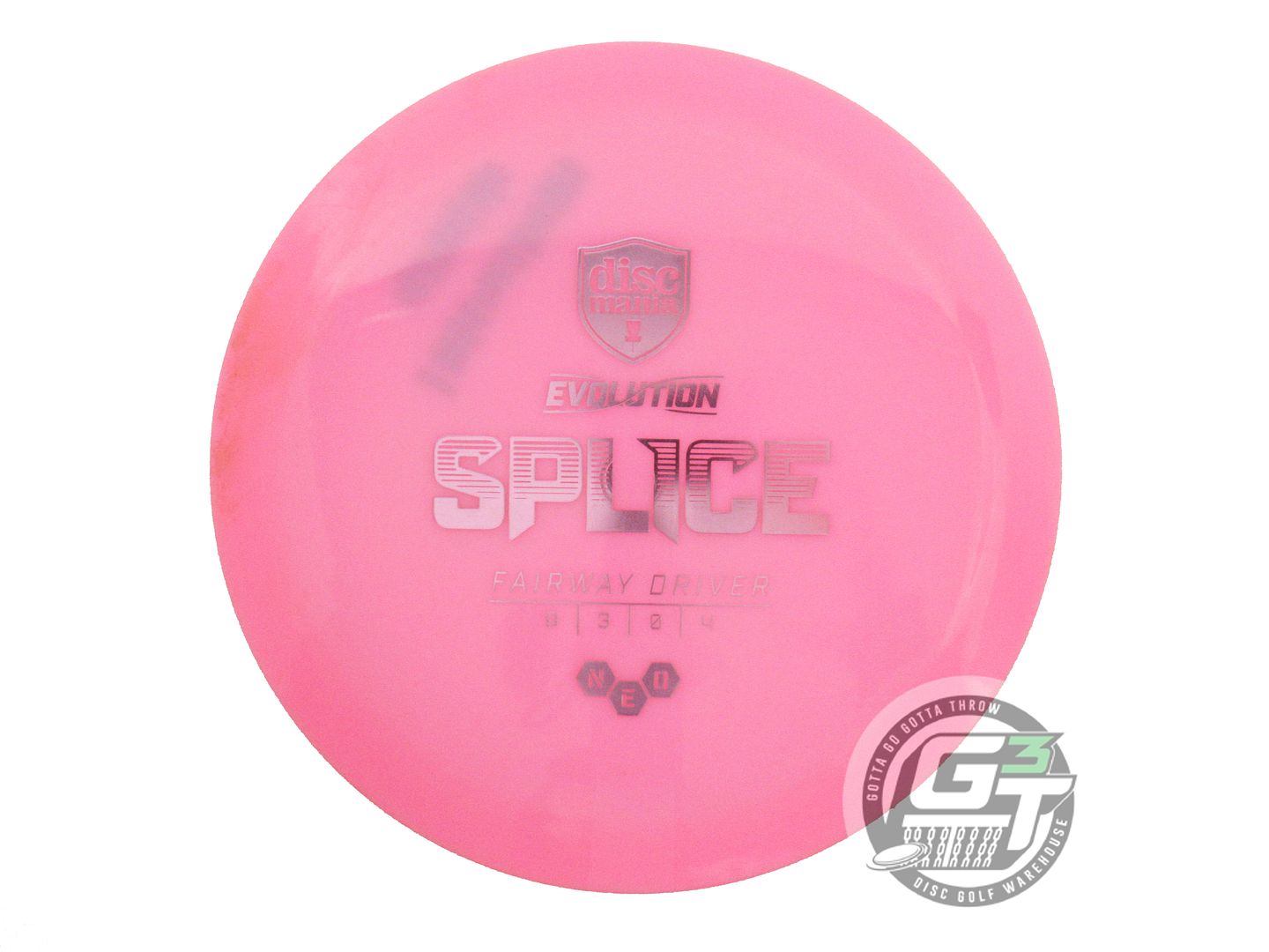 USED DiscMania Neo Splice 169g Pink Pink Foil Fairway Driver Golf Disc