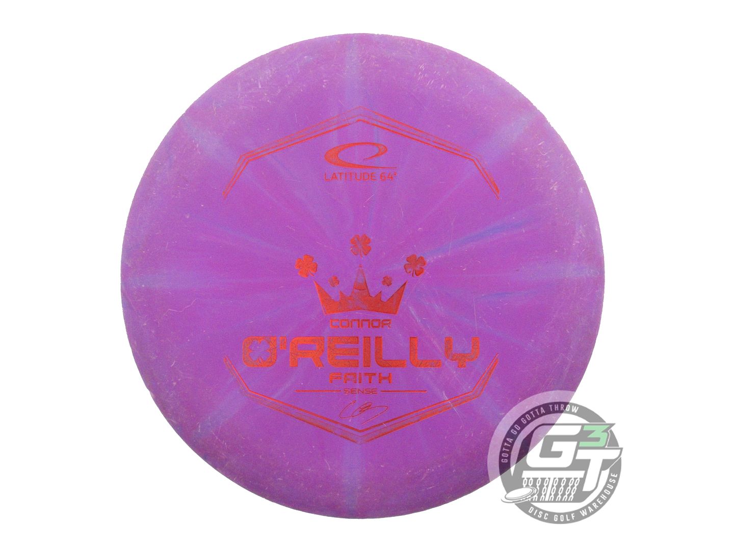 USED Latitude 64 [O'REILLY] Royal Sense Faith 174g Purple Putter Golf Disc