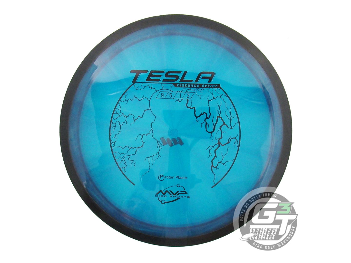 USED MVP Disc Sports Proton Tesla 173g Blue Distance Driver Golf Disc