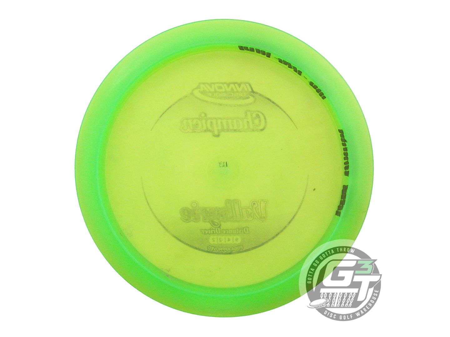 USED Innova Champion Valkyrie 172g Lime Purple Foil Distance Driver Golf Disc