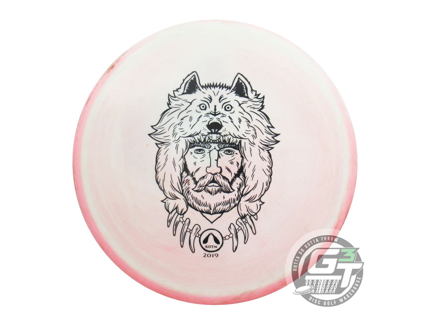 USED Discraft [KOTN] ESP Buzzz 176g Pink-Cream Midrange Golf Disc