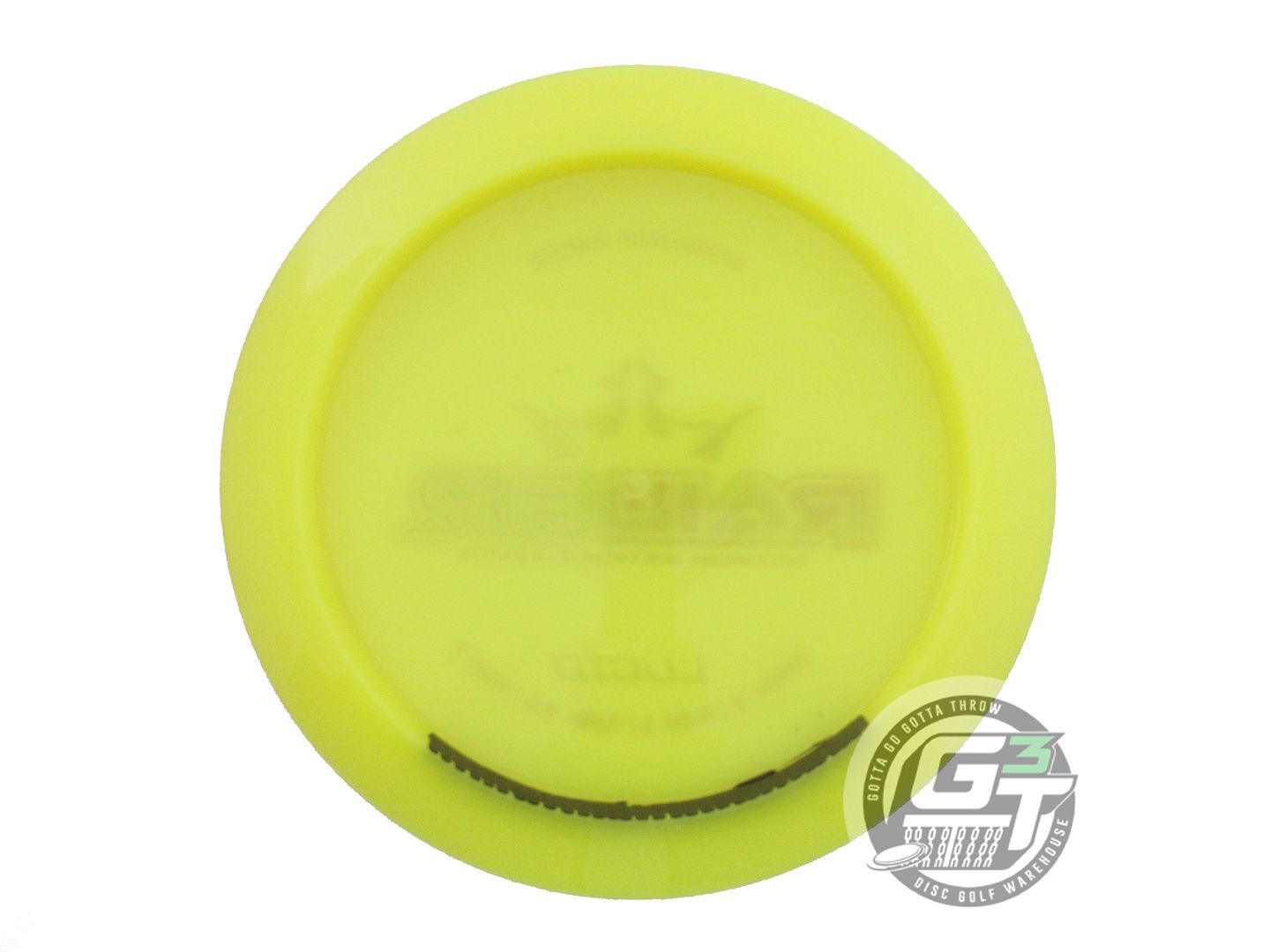 USED Dynamic Discs Lucid Raider 176g Yellow Pink Foil Distance Driver Golf Disc
