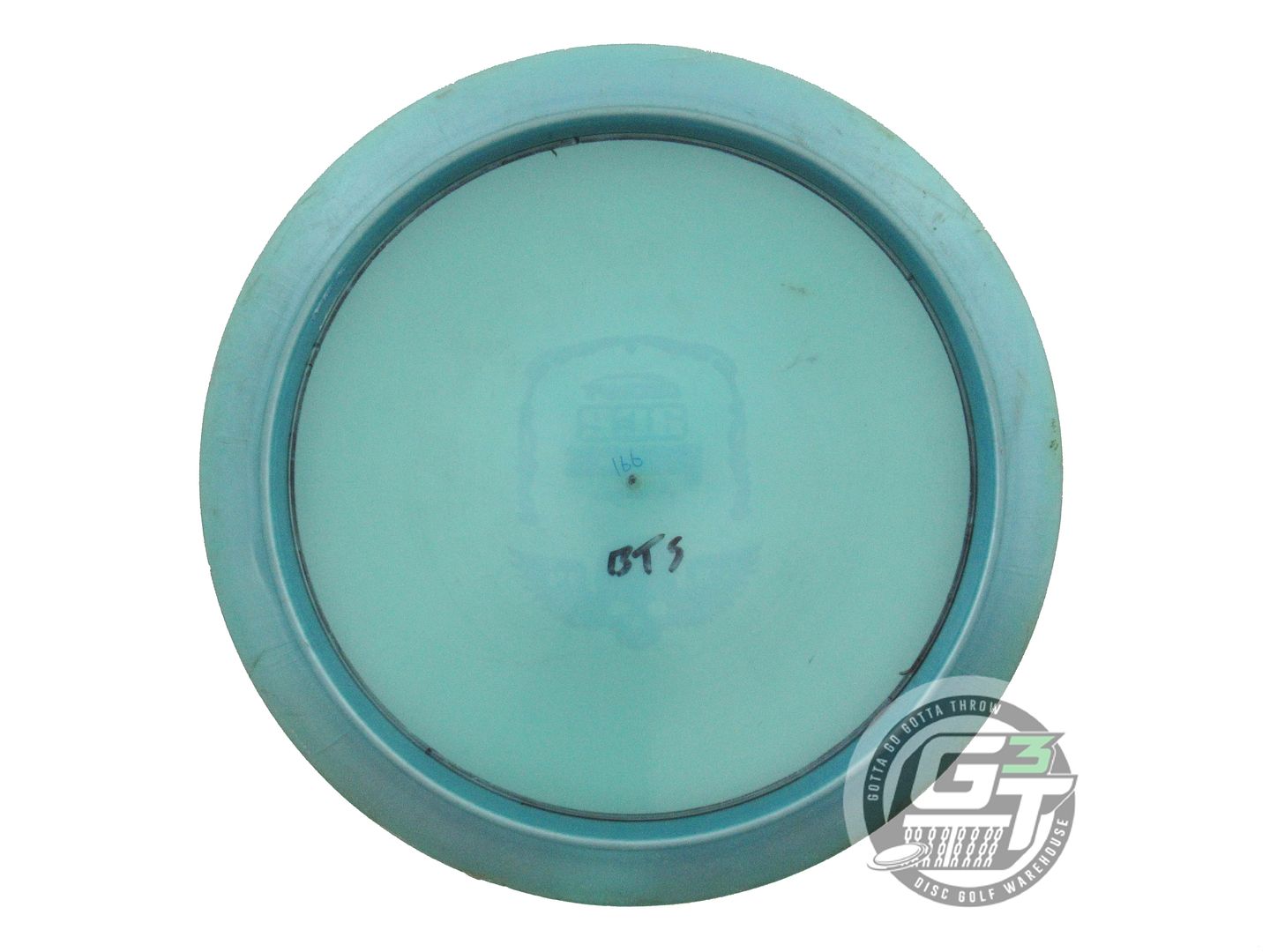 USED Discraft [ACE RACE] Z Heat 166g Blue White Stamp Distance Driver Golf Disc
