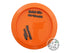 USED Kastaplast K1 Guld 175g Orange White Stamp A Distance Driver Golf Disc
