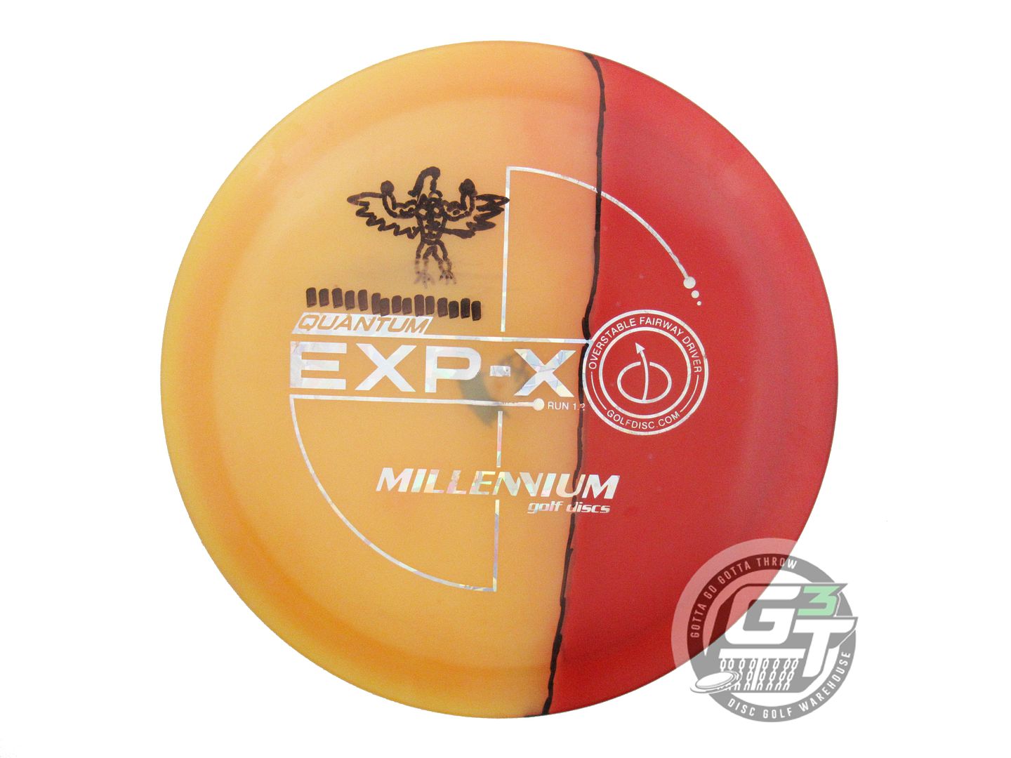 USED Millennium Quantum Orion LS 172g Yellow Brown Foil Distance Driver Disc