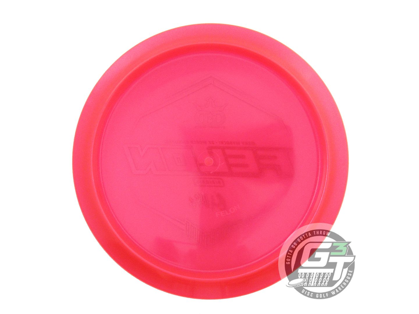 USED Dynamic Discs [WYSOCKI] Glimmer Lucid Ice Felon 173g Red Driver Golf Disc