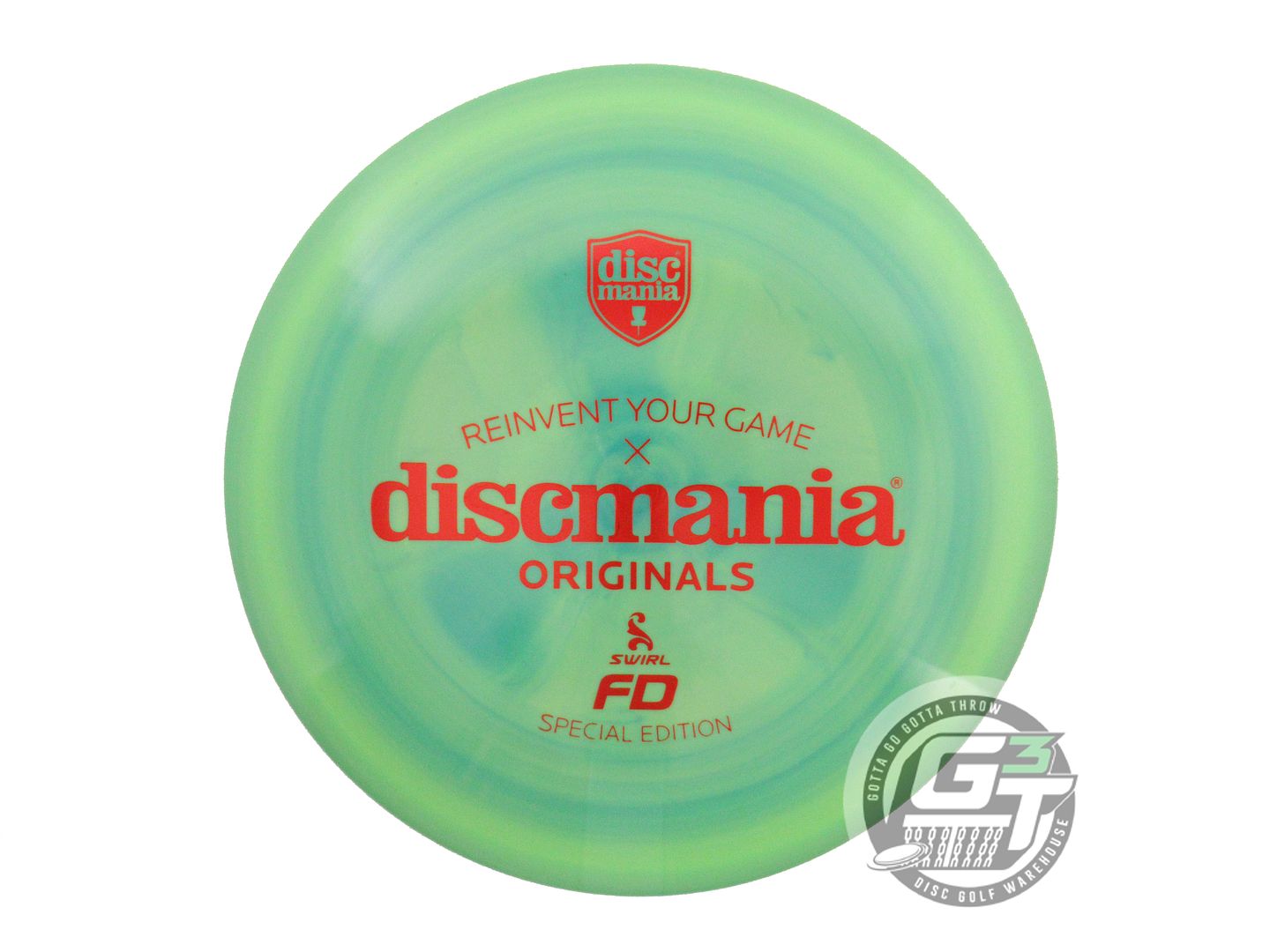 USED DiscMania [SE] Swirl S-Line FD 175g Green Red Foil Fairway Driver Golf Disc