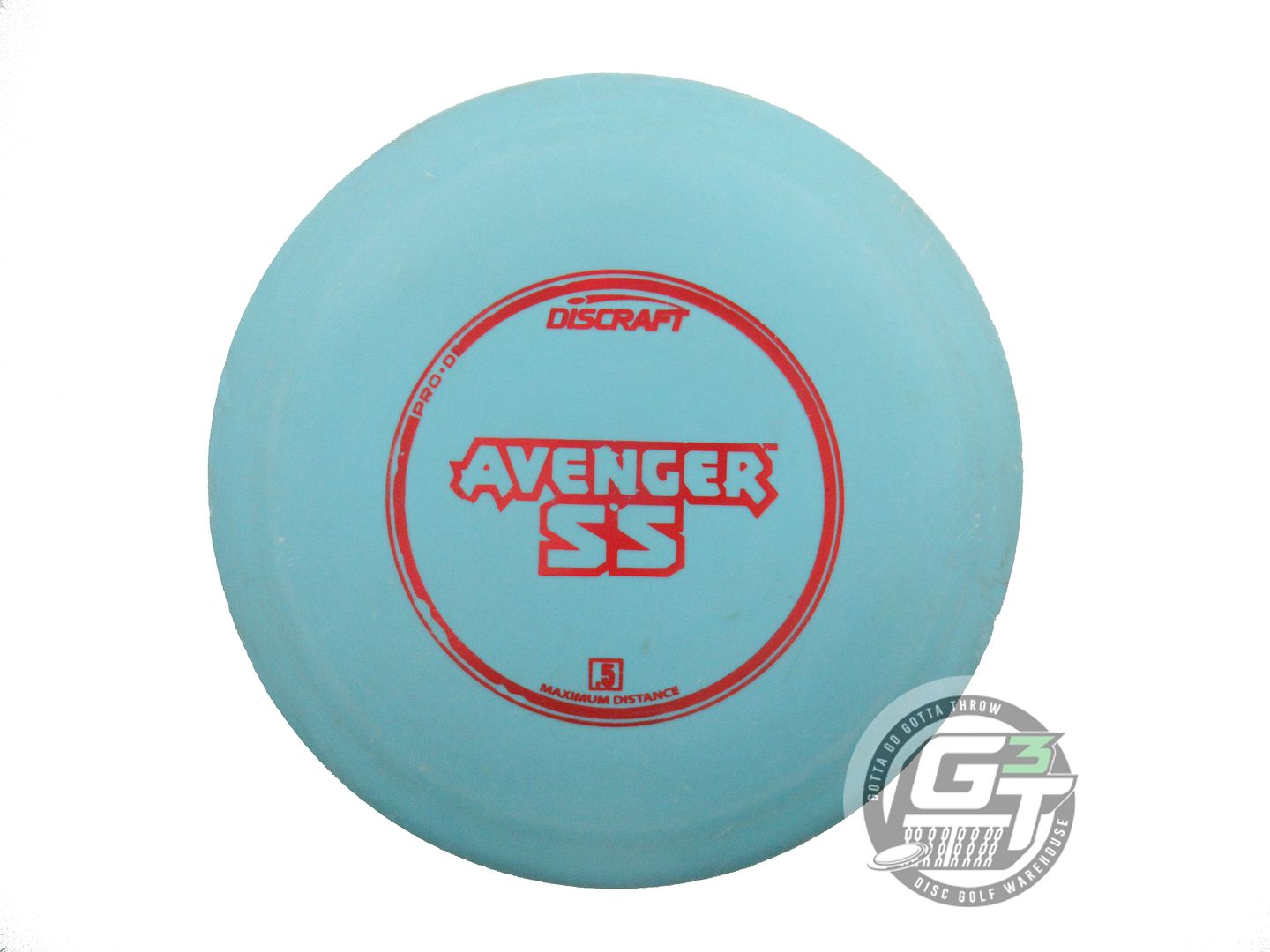 USED Discraft X-OUT Pro D Avenger SS 172g Teal Red Foil OOP Distance Driver Disc