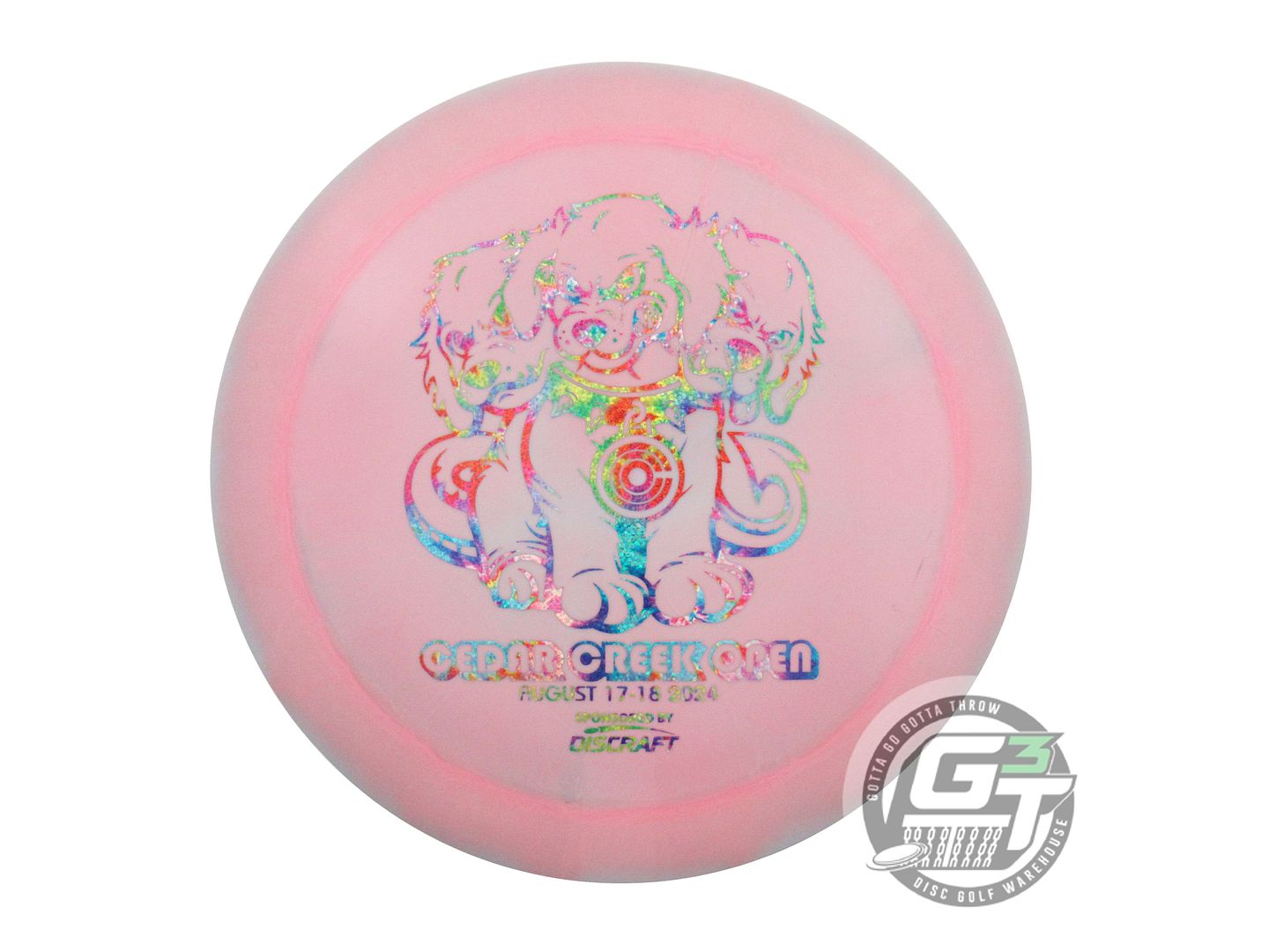 NOS Discraft ESP Nuke 175g Pink-Gray Fireworks Foil Distance Driver Golf Disc