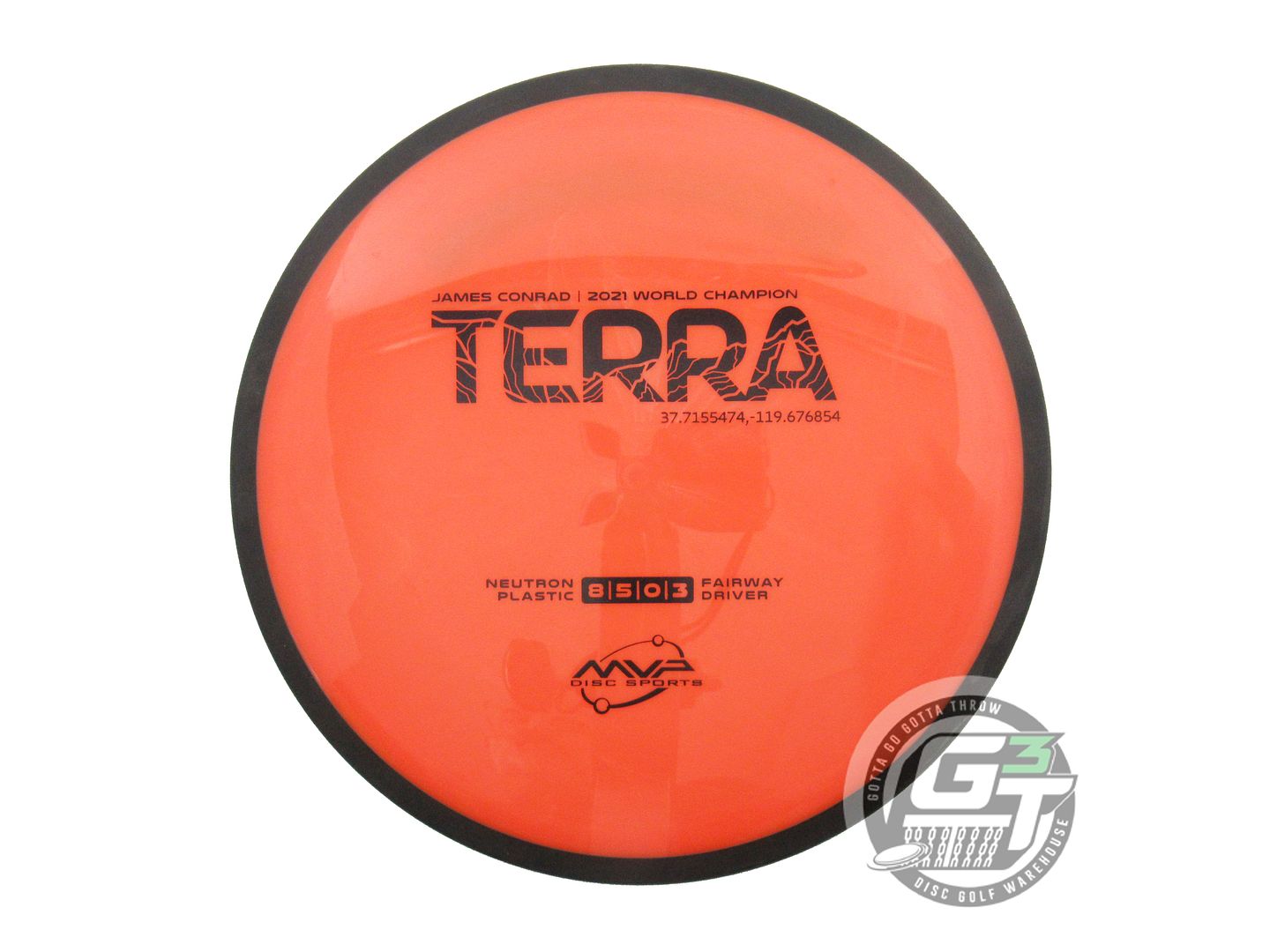 USED MVP Disc Sports [CONRAD] Neutron Terra 173g Orange Fairway Driver Golf Disc