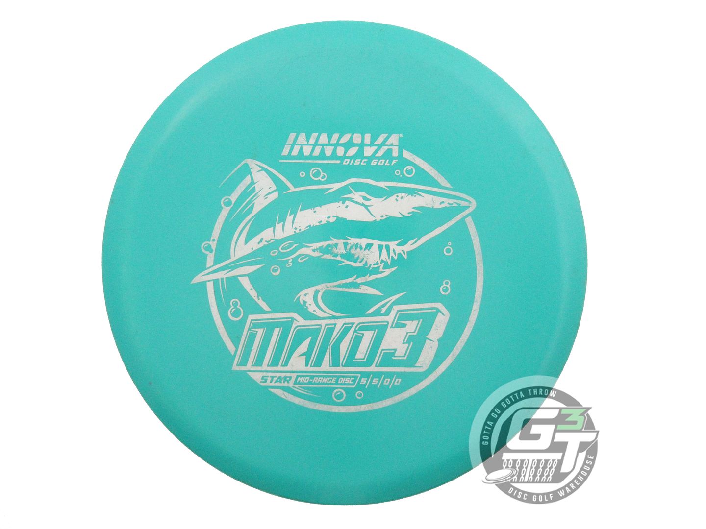 USED Innova Star Mako3 180g Seafoam White Stamp Midrange Golf Disc