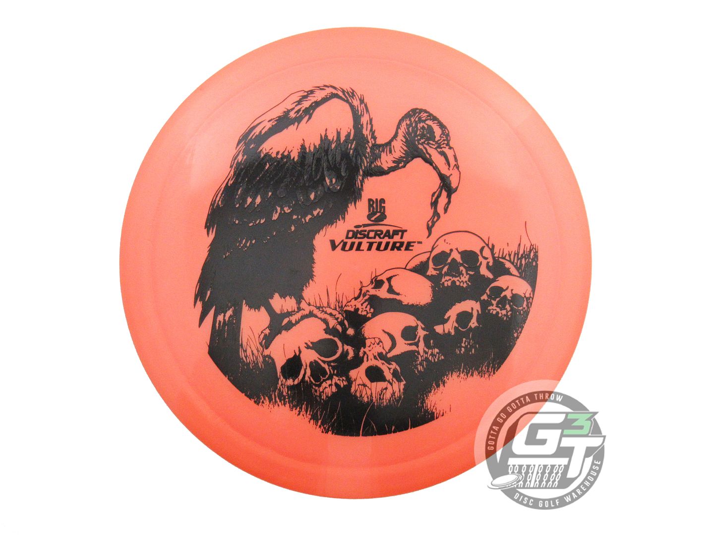 NOS Discraft Big Z Vulture 178g Orange Black Stamp Distance Driver Golf Disc