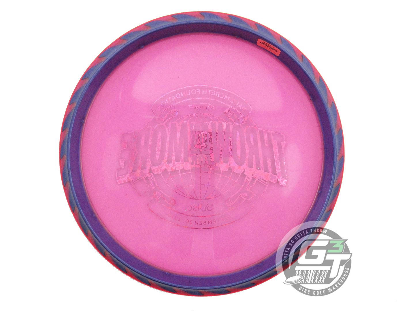 USED Discraft FuZed BuzzzSaw Buzzz 179g Pink PUDDLE TOP Midrange Golf Disc