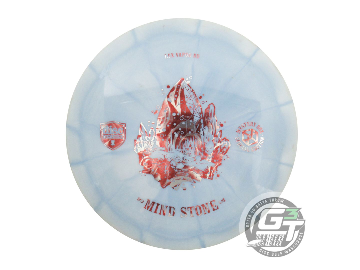 USED DiscMania MIND STONE Lux Vapor DD 174g Blue Distance Driver Golf Disc
