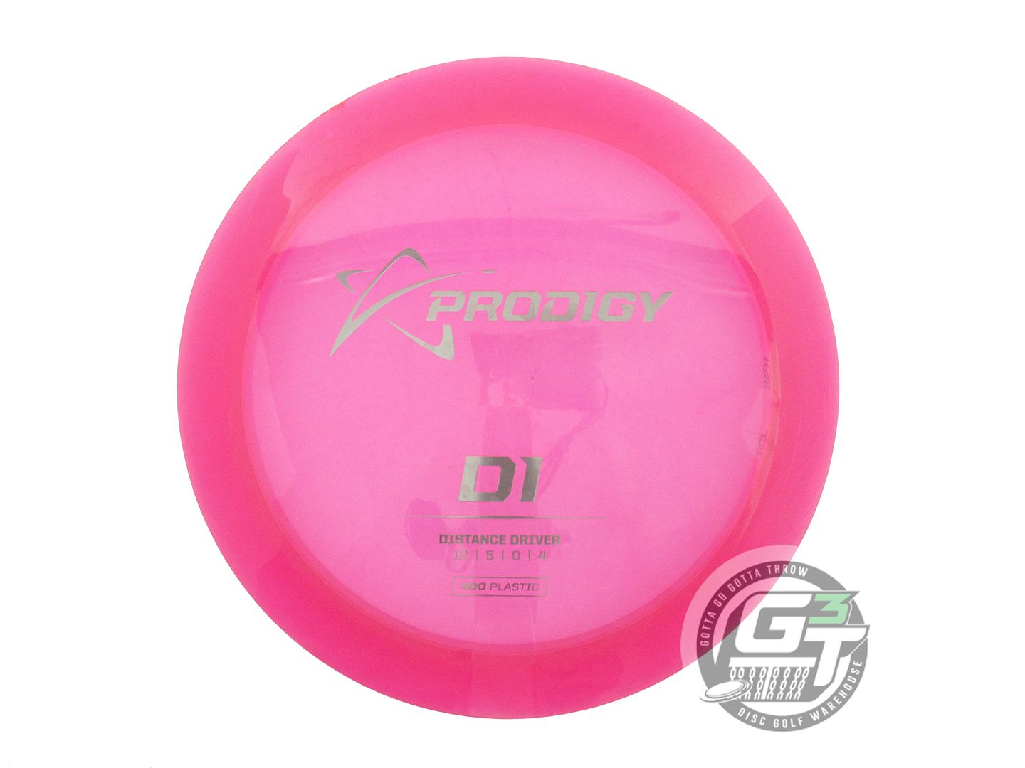 USED Prodigy Discs 400 D1 168g Pink Silver Foil Distance Driver Golf Disc