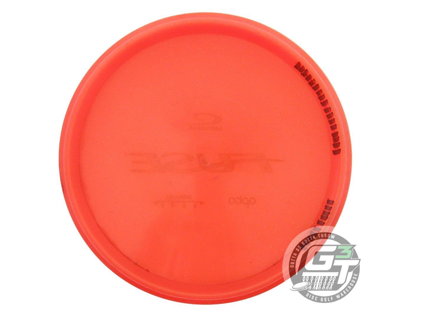 USED Latitude 64 Opto Fuse 178g Orange Black Stamp Midrange Golf Disc