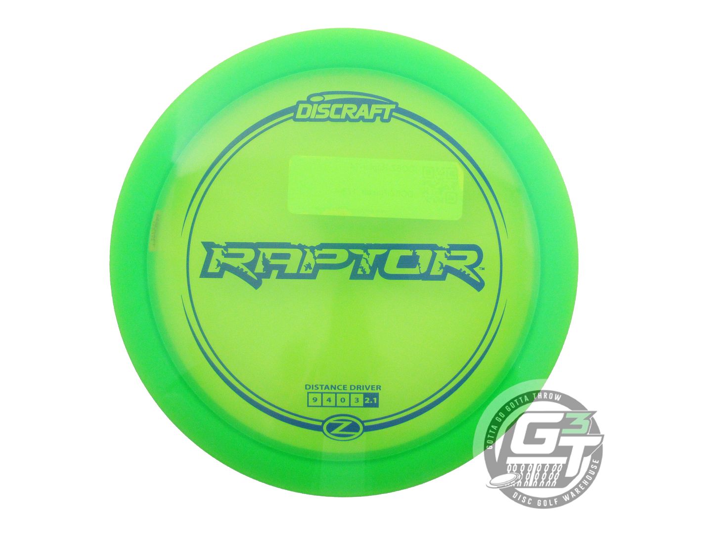 Discraft Elite Z Raptor Distance Driver Golf Disc (Individually Listed)