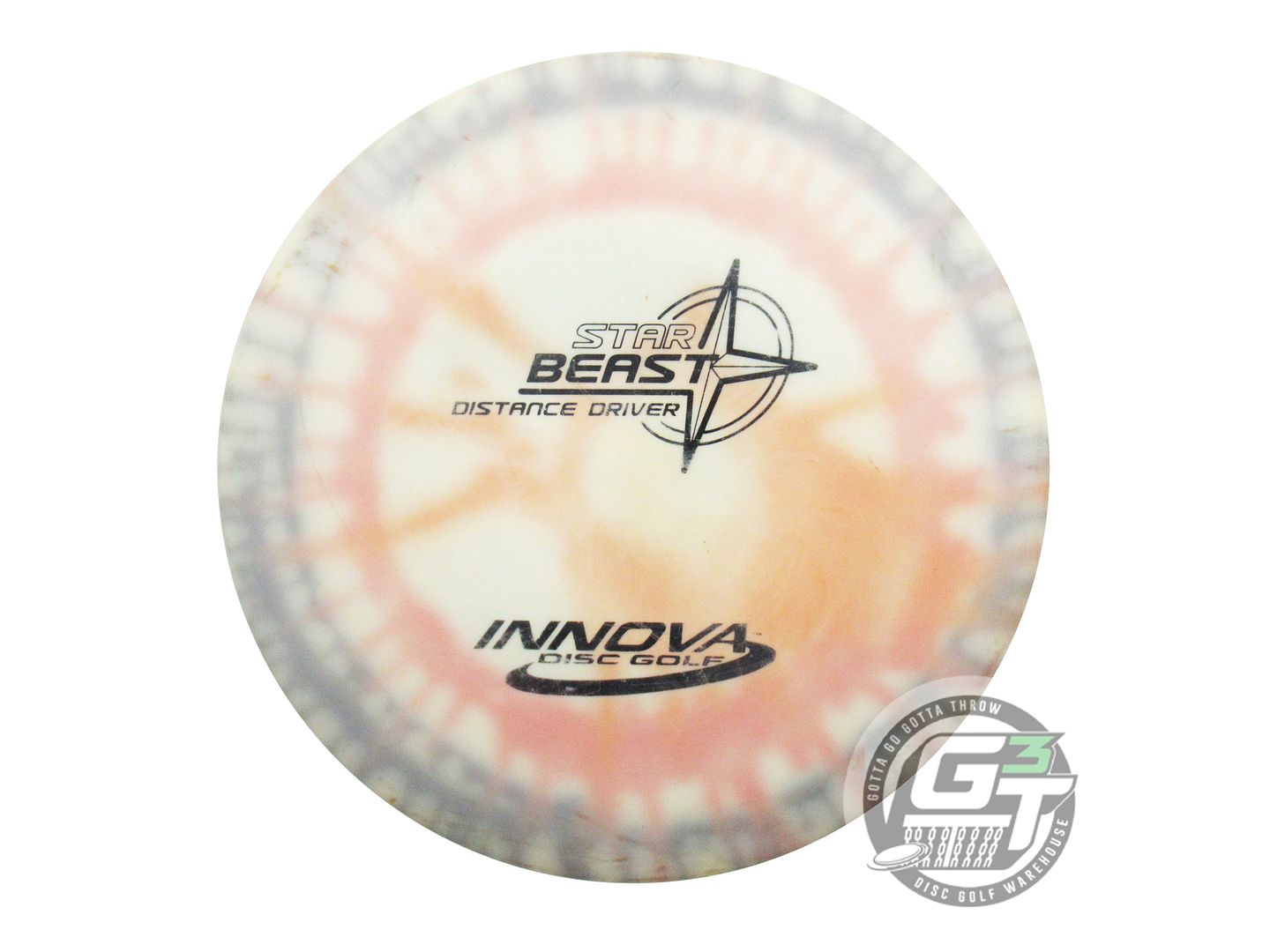 USED Innova I-DYE Star Beast 170g Black Burst PFN Distance Driver Golf Disc