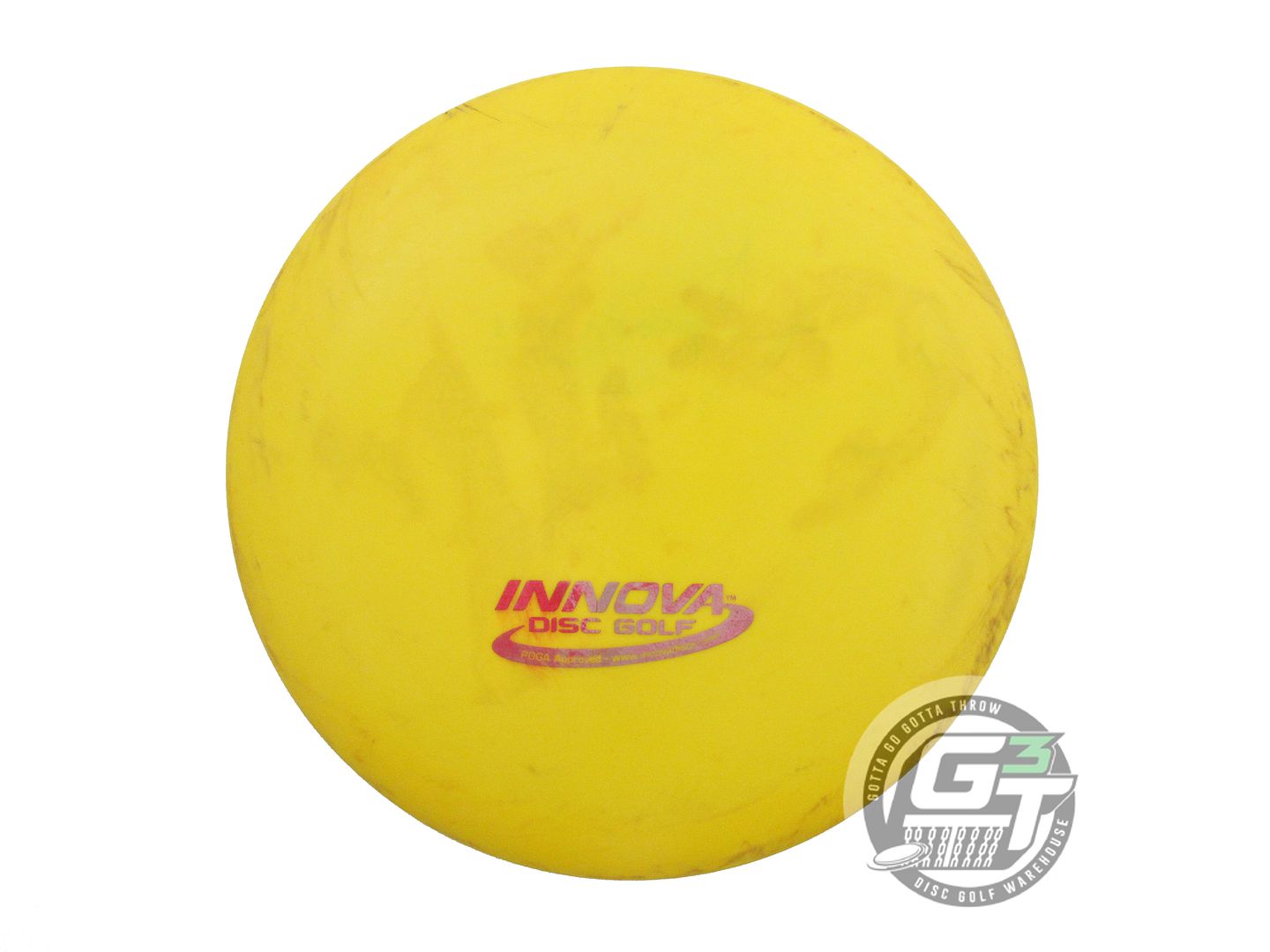 USED Innova Star Valkyrie 175g Yellow Red Foil Distance Driver Golf Disc