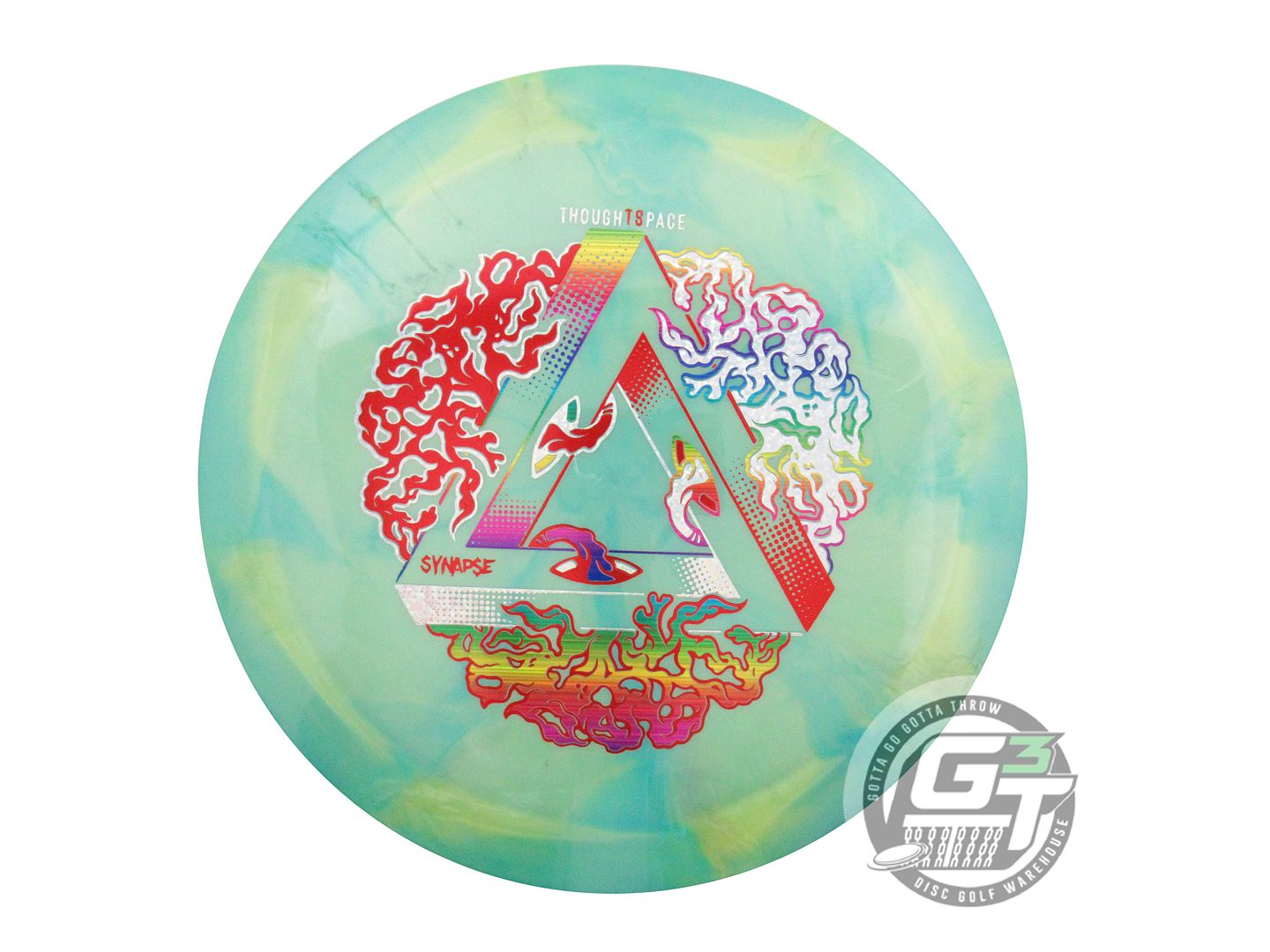 USED Thought Space Nebula Ethereal Synapse 175g Green-Yellow Driver Disc