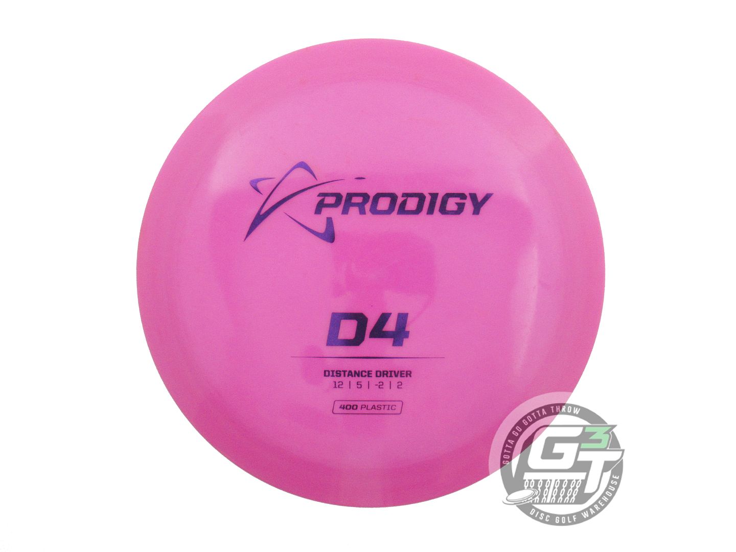 USED Prodigy Discs 400 D4 174g Pink Purple Foil Distance Driver Golf Disc