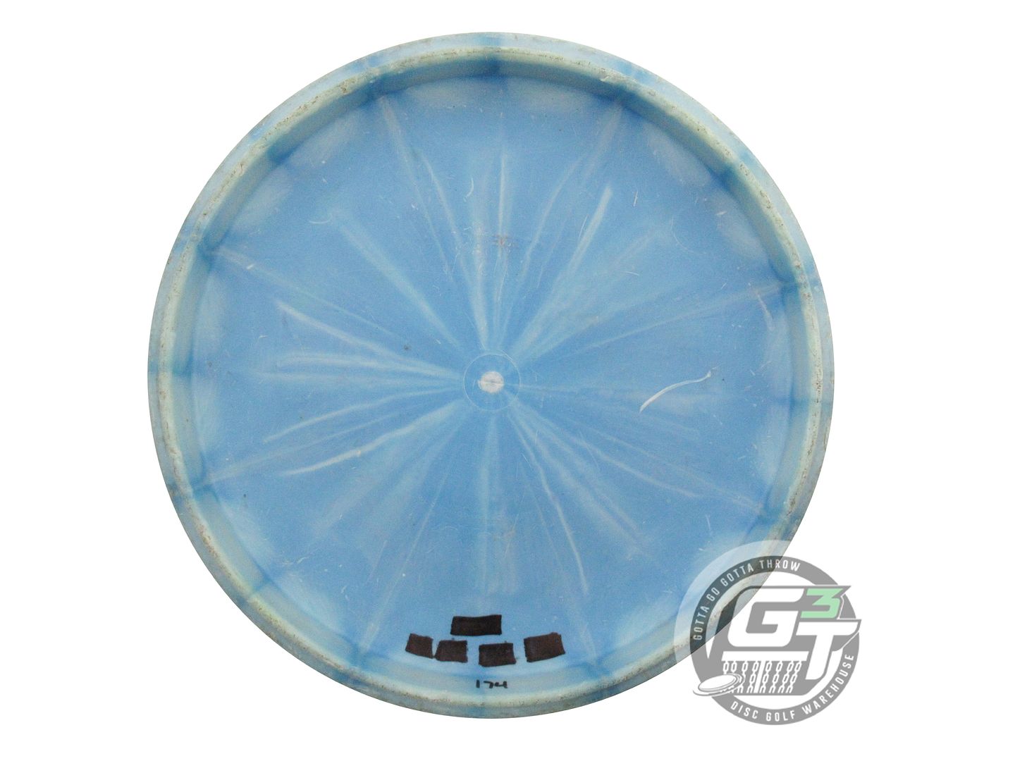 USED Dynamic Discs Classic Hard Burst Judge 174g Blue Red Foil Putter Golf Disc
