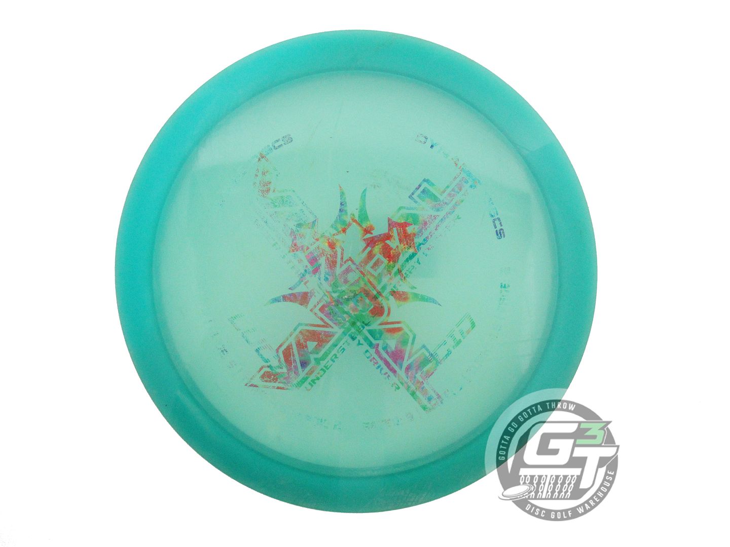 USED Dynamic Discs X-OUT Lucid Vandal 176g Teal Distance Driver Golf Disc