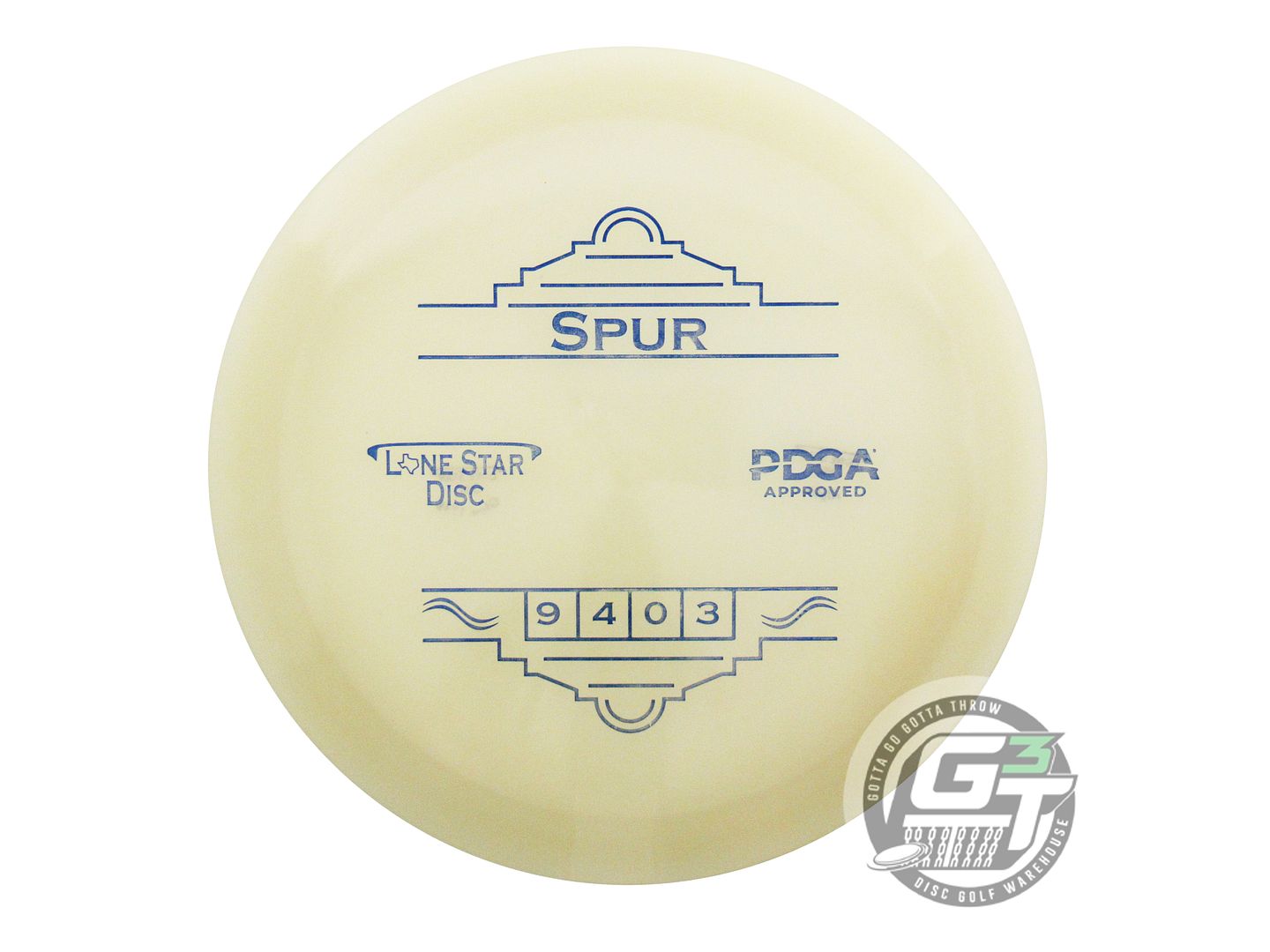 USED Lone Star Alpha Glow Spur 174g Blue Foil Fairway Driver Golf Disc