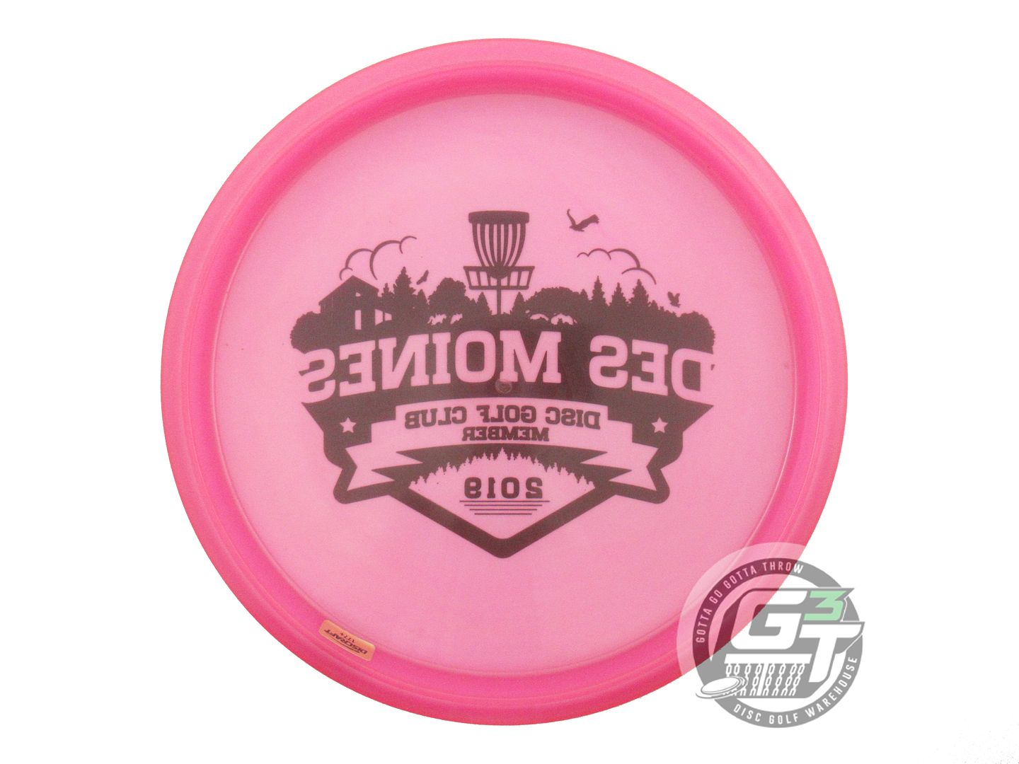 USED Discraft Z Buzzz 178g Pink Black Stamp Midrange Golf Disc