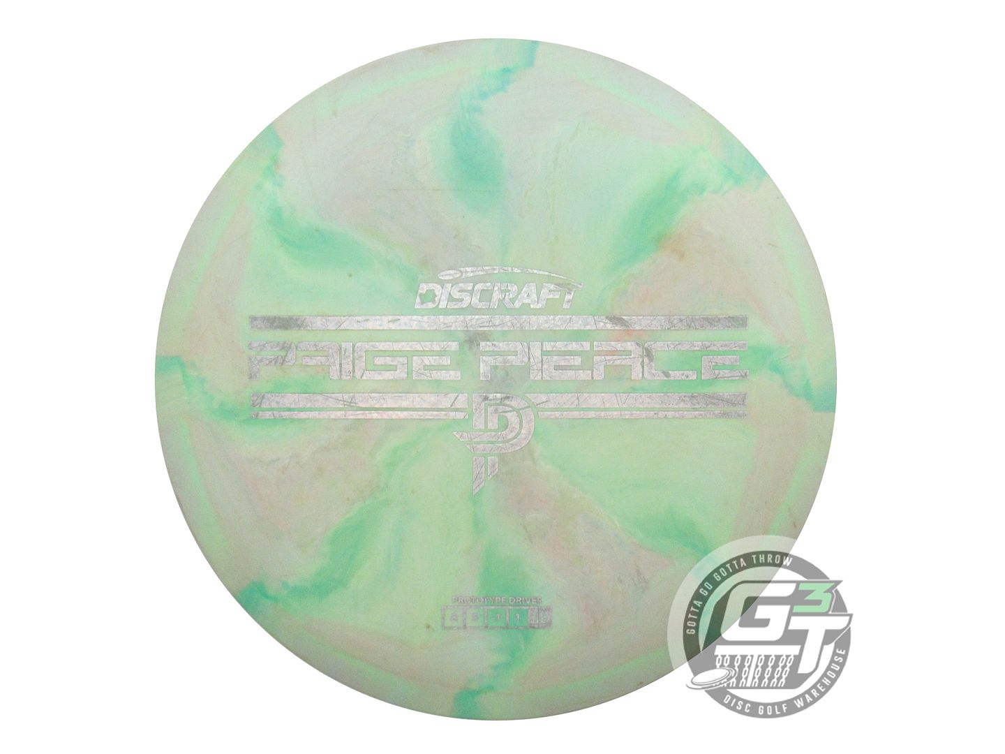 USED Discraft [PIERCE] PROTO ESP Passion 166g Lime-Peach Driver Golf Disc