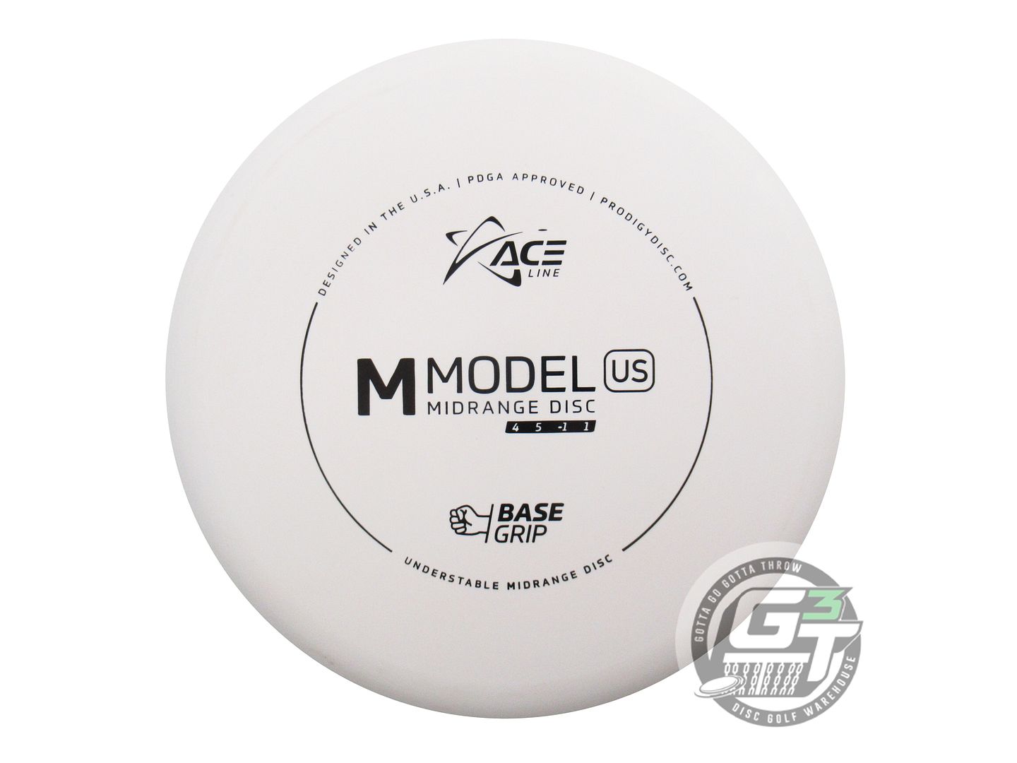 Prodigy Ace Line Base Grip M Model US Golf Disc (Individually Listed)