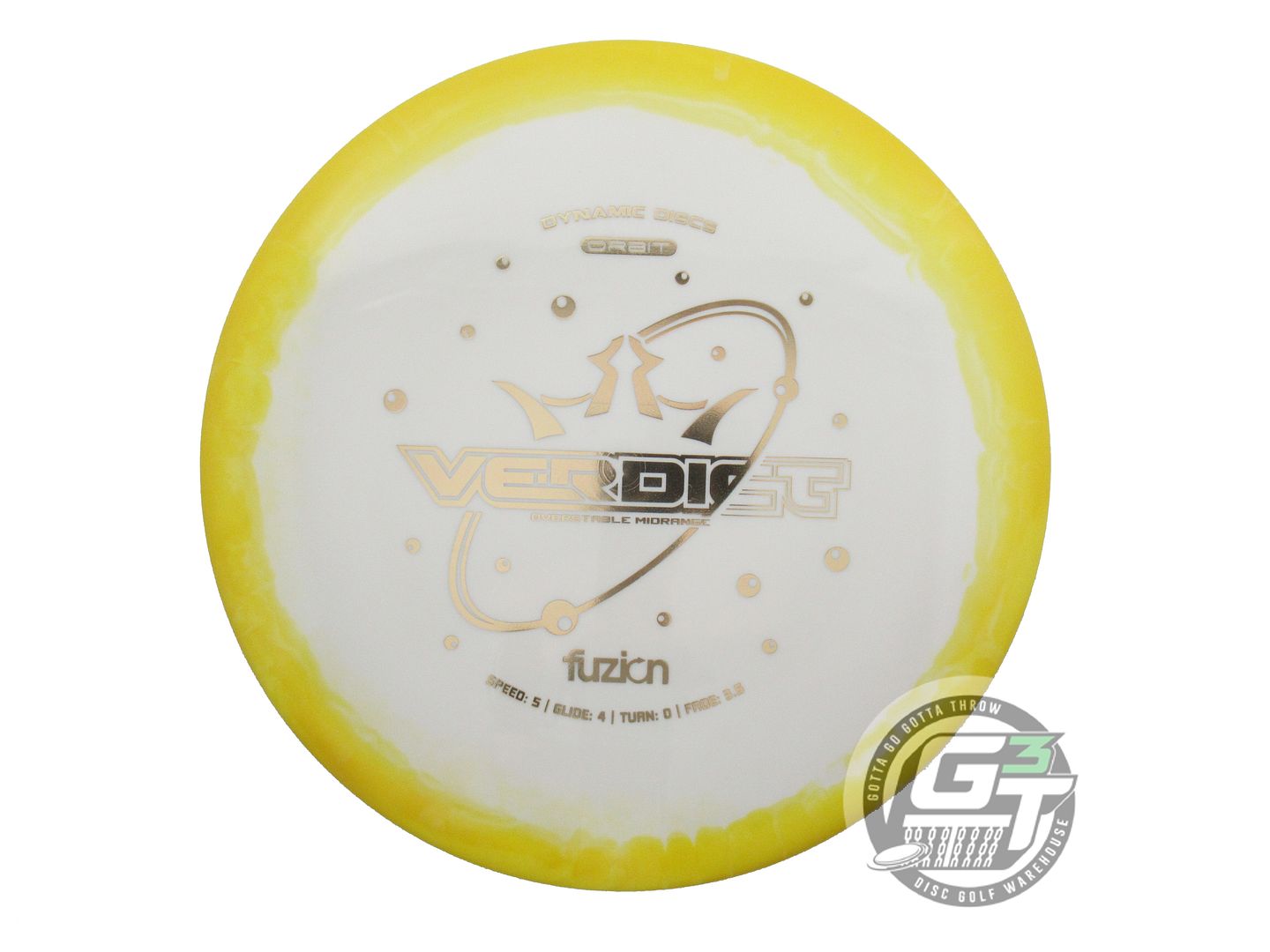 Dynamic Discs Fuzion Orbit Verdict Midrange Golf Disc (Individually Listed)
